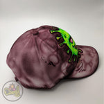 Custom airbrushed fluorescent hats!