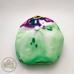 Incredible hand painted comic skull hat