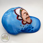 Custom Popeye hat hand painted