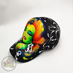 Marilyn Monroe cap, Hand painted cap