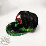 Alien Smoking hand painted cap unique in its style