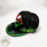 Alien Smoking hand painted cap unique in its style