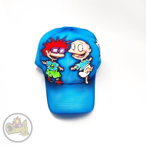 Rugrats cartoon cap, handmade art