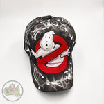 Ghostbusters cap- hand painted cap based on the famous movie