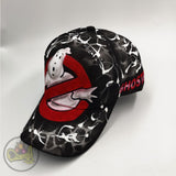 Ghostbusters cap- hand painted cap based on the famous movie